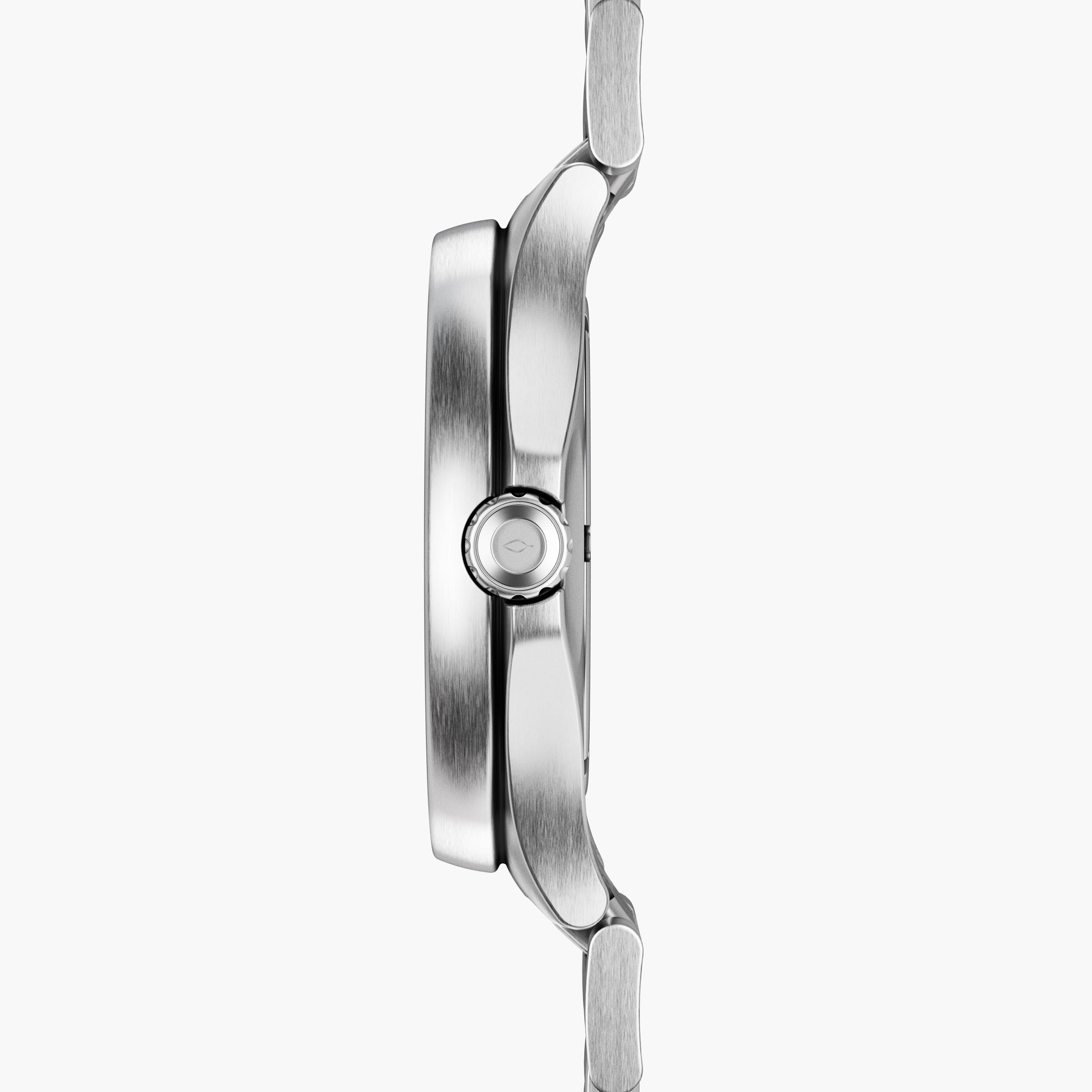 Guardian esfera blanca plateada con correa de reloj H-Link plateada